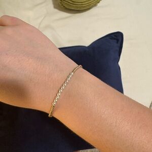 Enewton Gold bliss 2mm bead bracelet - pearl